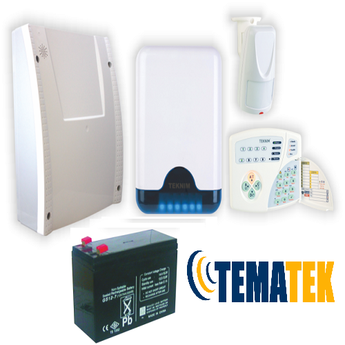 TEKNİM VAP404 PTA GELİŞMİŞ ALARM SETİ 1 YIL TEMATEK ALARM İZLEME MERKEZİ HEDİYELİ
